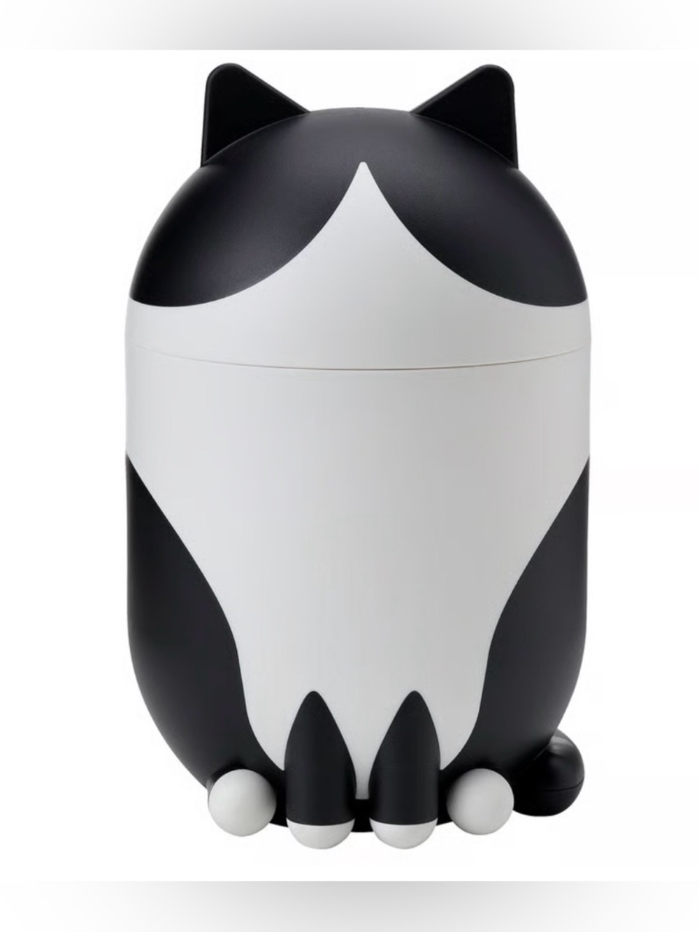 IKEA GREJSIMOJS Cat Storage Container Black and White NWT